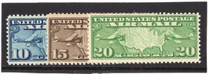 Scott #c7-c9 Map & Mail Planes Single Stamps - MNH OG VF #3 - Picture 1 of 3