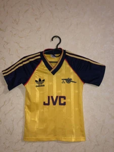Arsenal Away football shirt 1988 - 1990 rare vintage 26-28 boys - Picture 1 of 10