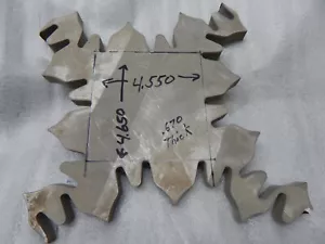 INCONEL 718 4.5 X 4.5 X .670 see pic for details Plate Sheet 11/16 ,5/8 - Picture 1 of 2