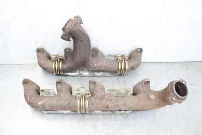 1983 Mercedes R107 380SL Left & Right Exhaust Manifold Header Set Pair OEM LM36 - Image 1 of 4