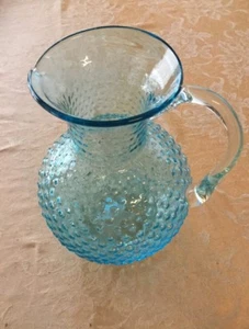 Großer türkisblauer Nagelkrug, unbeschriftet, Top Zustand - Bild 1 von 7