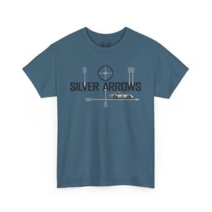 Silver Arrows Racing T-Shirt Mercedes History Design Tee German Cars Fans Gift - Picture 1 of 73