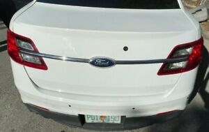 2013-2014-2015-2016-2017-2018 FORD TAURUS TRUNK LID WHITE W/ CAMERA NO SHIPPING