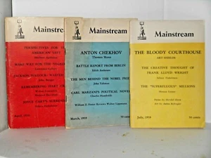 Mainstream, April 1959, March 59, July 59, Perspectives for the American Left - Picture 1 of 1