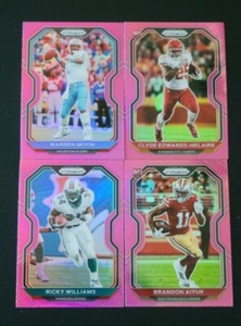 2020 Prizm Football PINK PRIZMS with Rookies You Pick the Card