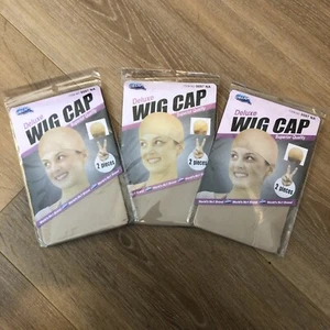DREAM Deluxe Wig Cap - Natural 3 packs (6 pieces) - Picture 1 of 4