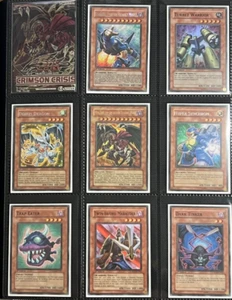 YuGiOh Crimson Crisis Complete 1st Edition Set 99/99 INC Prerelease - Foto 1 di 11