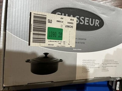 Cazuela ovalada naranja llama hierro fundido Chasseur France 6 cuartos Foto 1 de 4