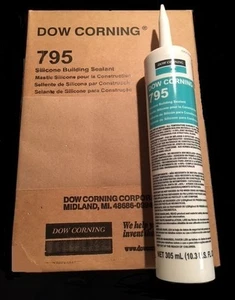 Dow Corning® 795 Silicone Building Sealant - White - Case of 12 Cartridges - Picture 1 of 1