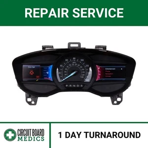 REPAIR SERVICE for 2016 2017 2018 Ford Explorer Instrument Cluster - Picture 1 of 4