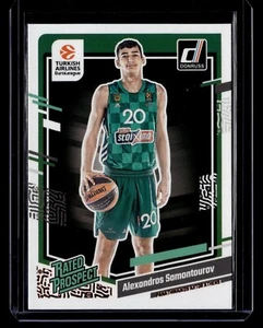 ALEXANDROS SAMONTOUROV 2023-24 Panini Donruss Euroleague RATED PROSPECT ~~ - Picture 1 of 2