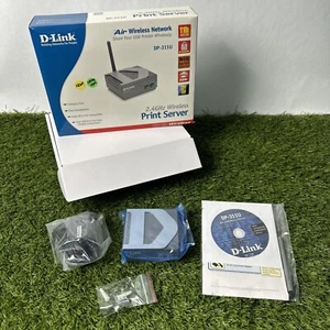 D-link DP-311 2.4 GHz Wireless Print Server New Sealed Do-311u USB 802.11b - Picture 1 of 12
