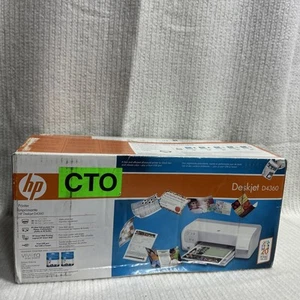 Old School/Vintage HP Deskjet D4360 Color Standard Inkjet Printer NEW OPEN BOX - Picture 1 of 13
