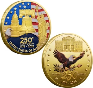 Army 250th Anniversary Challenge Coin - 1.57" U.S. Army 1775-2025 Commemorativ - Bild 1 von 6