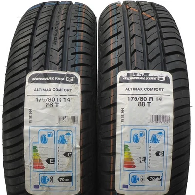 2 x GENERAL 175/80 R14 88T Altimax Comfort Sommerreifen VOLL 2018 - Bild 1 von 4