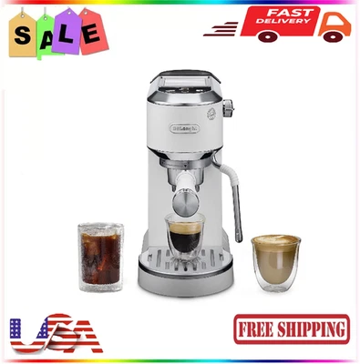 De'Longhi Dedica Duo Espresso Machine - Color: Vanilla - Image 1 of 4