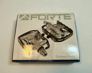 Forte Campus Pedals, Dual-Sided, w/ SH-51 Cleats Or Standard Shoes NEW OPEN BOX - Picture 1 of 6