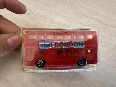 Majorette n.286 British Bus London Rosso 1:125 made in France nuovo collezione - Immagine 1 di 4