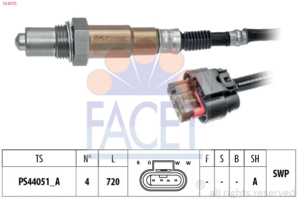 FACET Sonda Lambda Sonda Diagnosi per Ford Kuga II DM2 C-Max / CB7 Dxa / Ceù - Immagine 1 di 1
