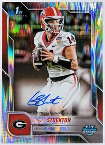 Gunner Stockton 2025 Bowman Chrome Stealth On Card Auto Georgia 1st - Bild 1 von 2