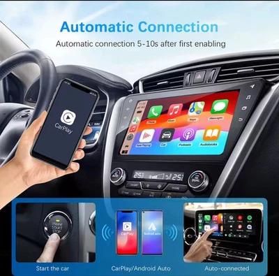 Adattatore Wireless USB CarPlay Android Auto Universale per Auto - Immagine 1 di 4