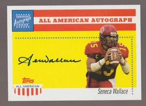 SENECA WALLACE 2003 Topps All American Autographs #AA-SW SP RC ON CARD AUTO - Picture 1 of 2