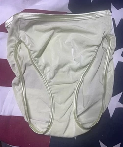 Slip bikini vintage Vanity Fair raso elasticizzato lucido taglia 6 come nuovo - Foto 1 di 5