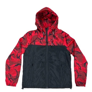 Youth Camouflage Windbreaker  Pockets  Layered Choose From 3 Color Options New - Picture 1 of 5