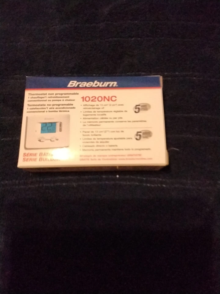 Braeburn 1020NC непрограммируемый одноступенчатый термостат 1H/1C - Изображение 1 из 2