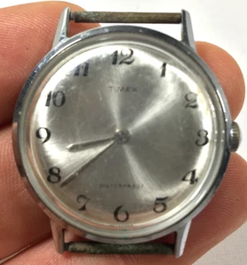 Orologio Timex Marlin Vintage Impermeabile Spazzamento Secondo Meccanico Solo Quadrante LEGGI - Foto 1 di 7