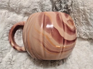 NWT Starbucks 2025 Fall Halloween Orange Cream Marbled Pumpkin Ceramic Mug - Foto 1 di 5