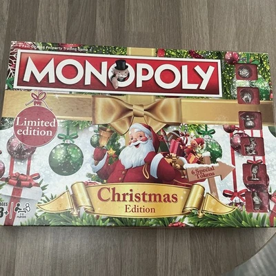 Christmas Monopoly Board Game Limited Edition 2017 100% Complete   - Image 1 of 4