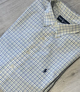 Ralph Lauren Yarmouth Oxford Hemd Herren 17 34/35 Langarm Button Down Pony - Bild 1 von 3