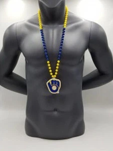 Milwaukee Brewers Logo Medallion Bead - Picture 1 of 1