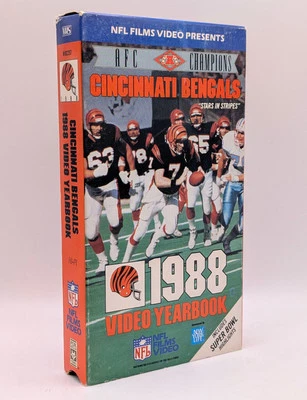 Cincinnati Bengals 1988 Video Yearbook VHS NFL Films Football Ohio AFC Boomer - Image 1 of 4