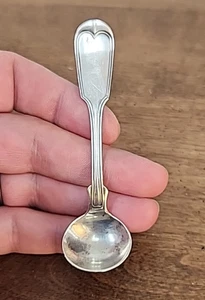 ANTIKER MÜNZE SILBER MEISTER SALZLÖFFEL - AUF RÜCKSEITE GEMARKT S.TÜRK - Bild 1 von 7