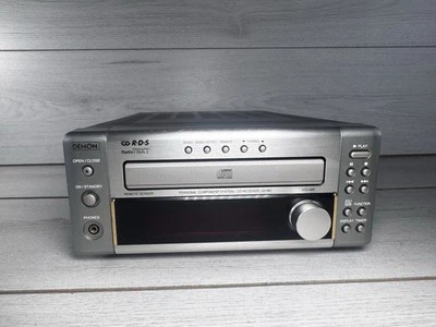 Denon UD-M3 CD Player Tuner RDS Radio Text MIni Receiver Silver Faulty Not Eject - Image 1 of 4