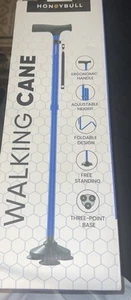 Honeybull Walking Cane With Pivot Base Men & Women Seniors Foldable Adjustable - Picture 1 of 8