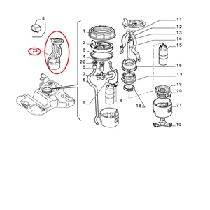 POMPA ALIMENTAZIONE BENZINA FIAT TEMPRA - TIPO ORIGINALE 7750772 - Picture 1 of 1