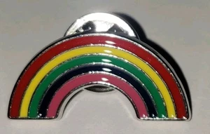 Lindo Arco Iris 🌈 Orgullo Color Plata Esmalte Solapa Sombrero Bolsa Broche Insignia Prendedor ^ - Imagen 1 de 7