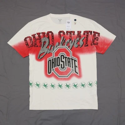 Camiseta Hollister Hombres Calce Relajado Ohio Buckeyes Gráfica Talla L Nueva con Etiquetas Foto 1 de 3
