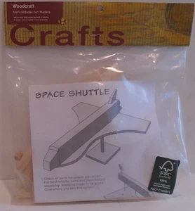 7 BOY SCOUTS OF AMERICA #7043 WOODCRAFT KITS TO MAKE SPACE SHUTTLE - Picture 1 of 3