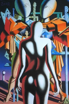 KOSTABI Lithographie 70x50 cm limitiert, handsigniert , Prägestempel! - Bild 1 von 4