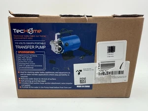 Electric Water Transfer Pump 1/10HP 330GPH Portable Drainage Pool Aquarium - Bild 1 von 6