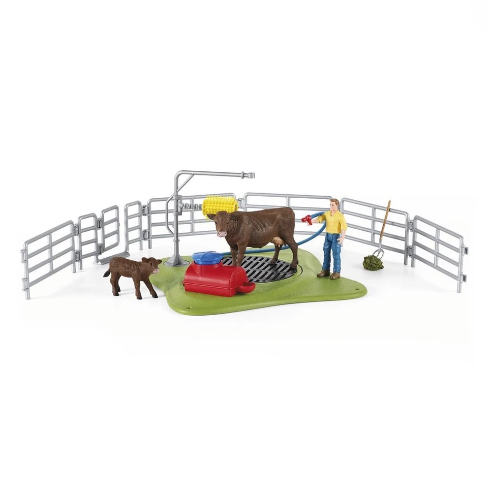 Farm World Playset - Happy Cow Wash - Schleich - Image 1 of 1
