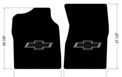 ¡Nuevo! Alfombrillas Chevy Silverado EV 2024-2026 alfombra negra logotipo bordado Foto 1 de 4