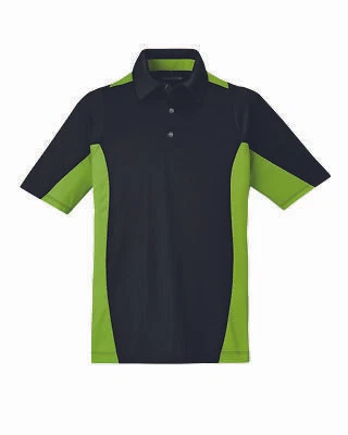North End Sports 88683 Mens Polo Shirt Black / Acid Green Quick Dry Cool Logik M - Image 1 of 3