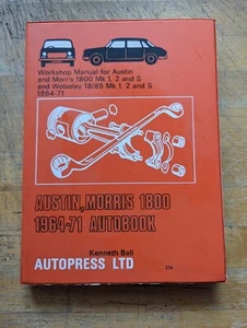 Austin Morris 1800 & Wolseley 18/85 (1964-1971) Autopress Workshop Manual - Picture 1 of 7