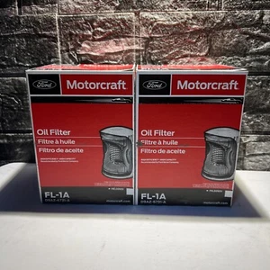 Cantidad: 2 filtros de aceite de motor originales Ford Motorcraft FL-1-A D9AZ6731A FL-1A - Imagen 1 de 8