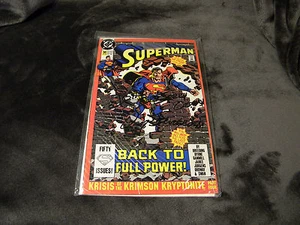 Superman # 50 Back to full power. Signed by Byrne, Ordway, and Jurgens,Great - Picture 1 of 1